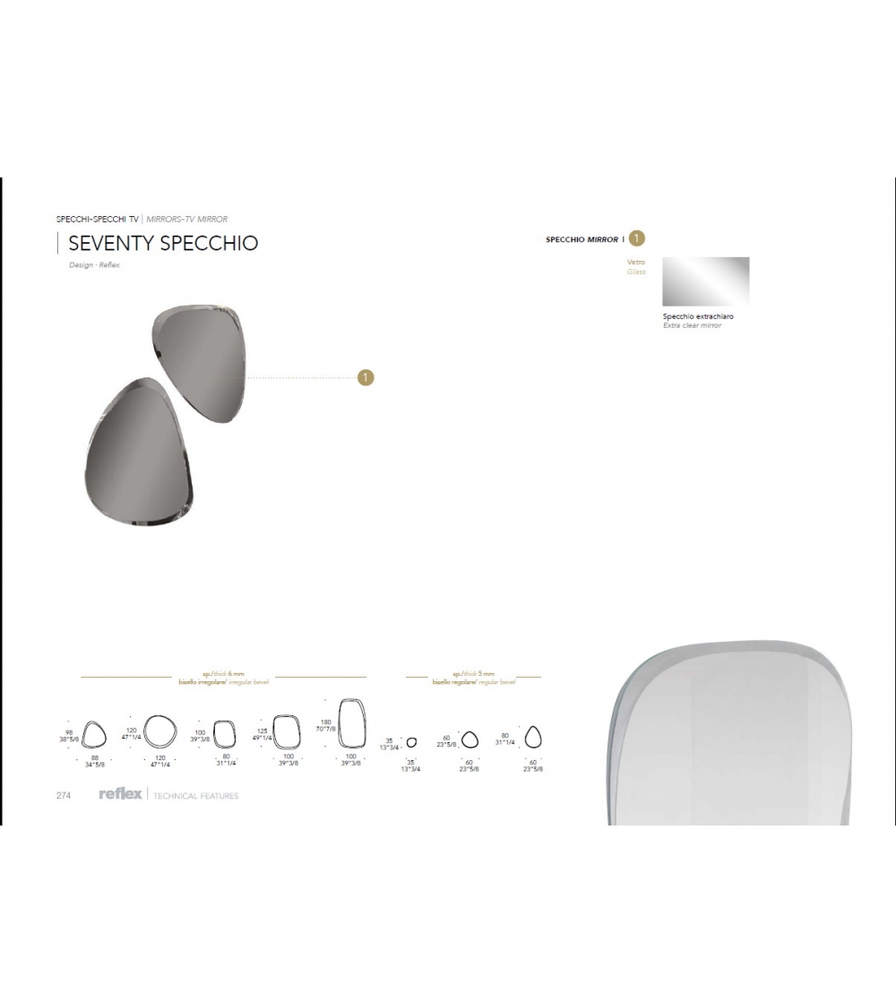 Seventy Specchio - Reflex