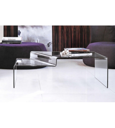 Glass coffee sales table target