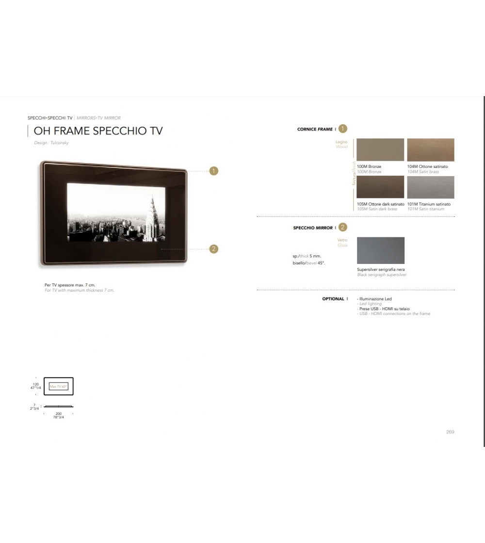 Reflex - Oh Frame Mirror/TV Container