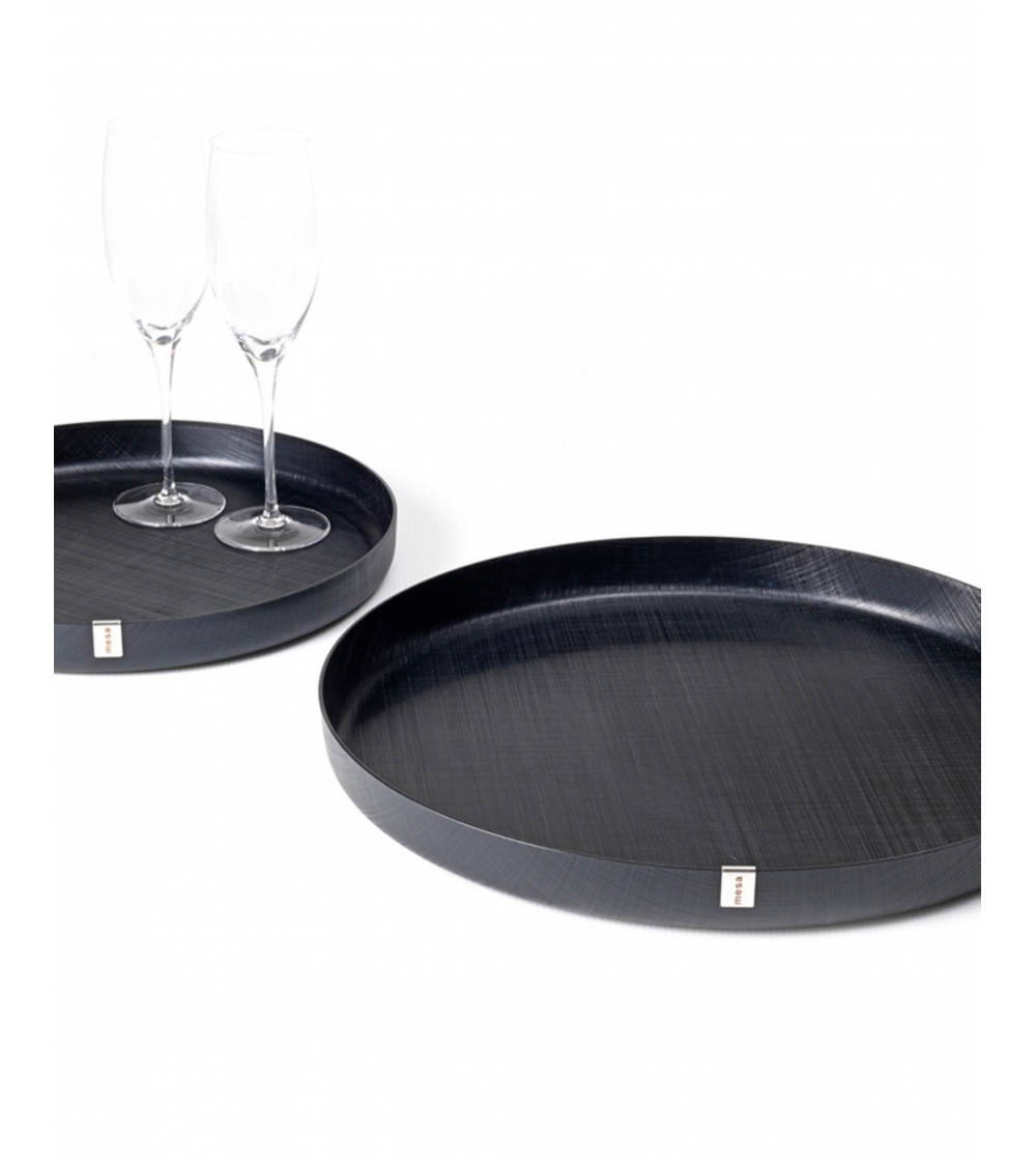 Rundes Tablett aus Aluminium Color Up...