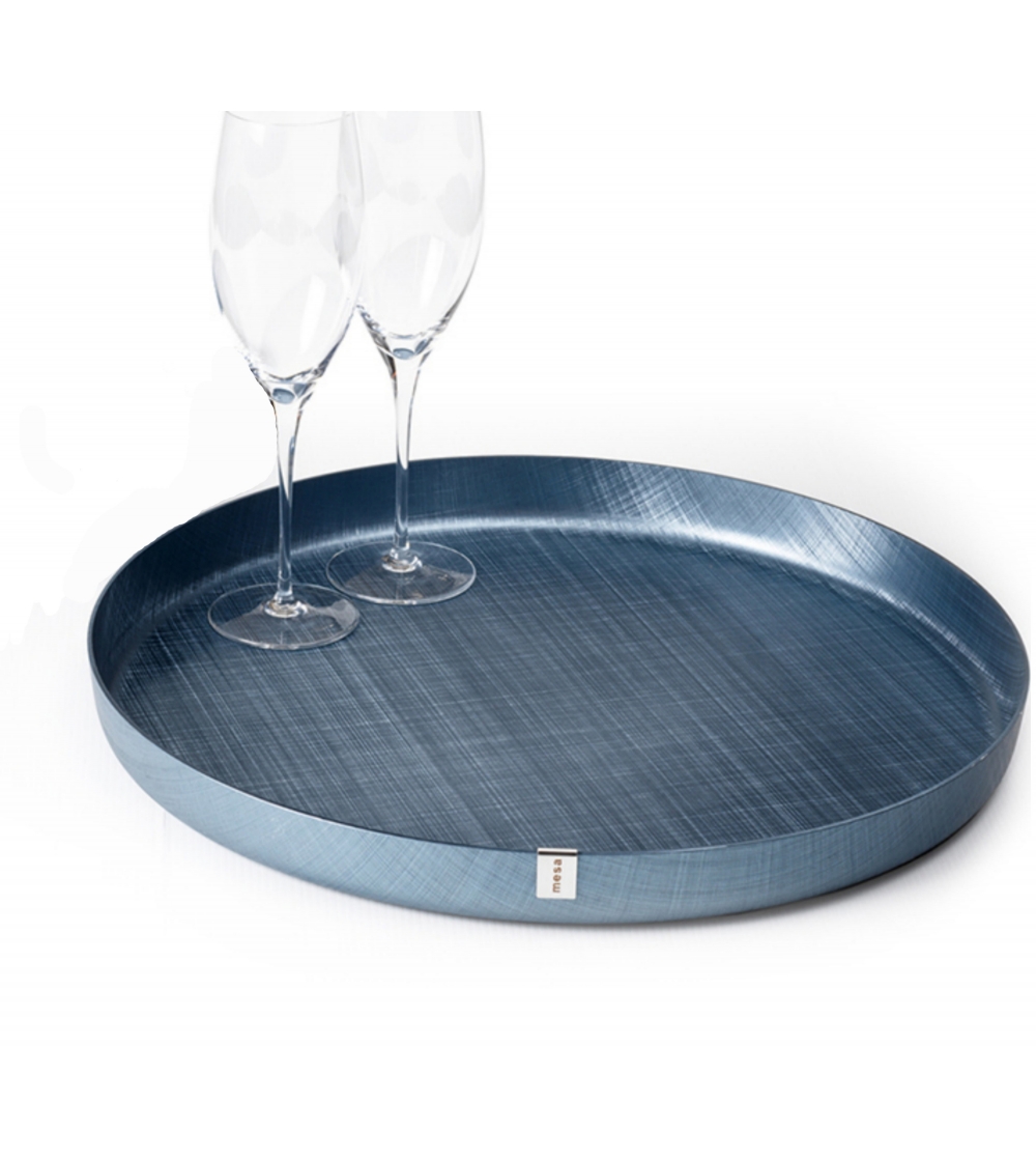 Plateau Rond En Aluminium Aviator Color Up - Mesa Design