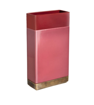 Vase Rouge Bitossi Ceramiche