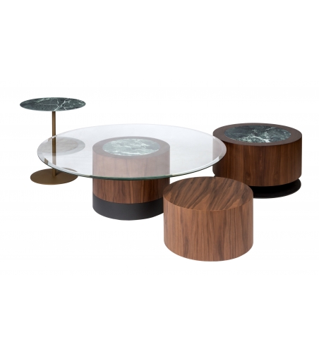 AL2 - W-Moon I006 Ceramic Round Coffee Table