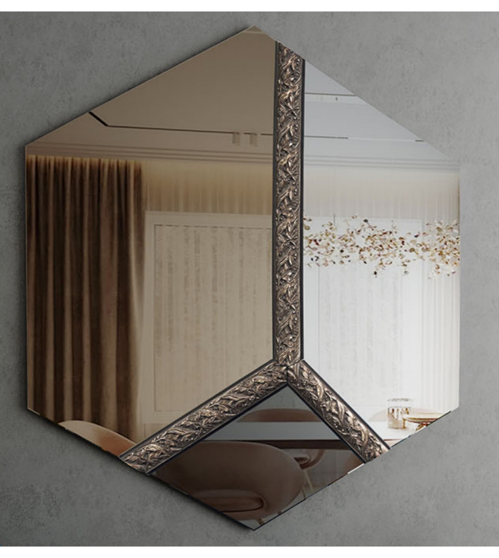 Specchio Con Cornice Interna Afrodite - Vessicchio Design