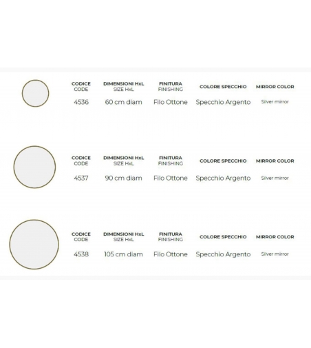 Miroir Cauro - Vessicchio Design