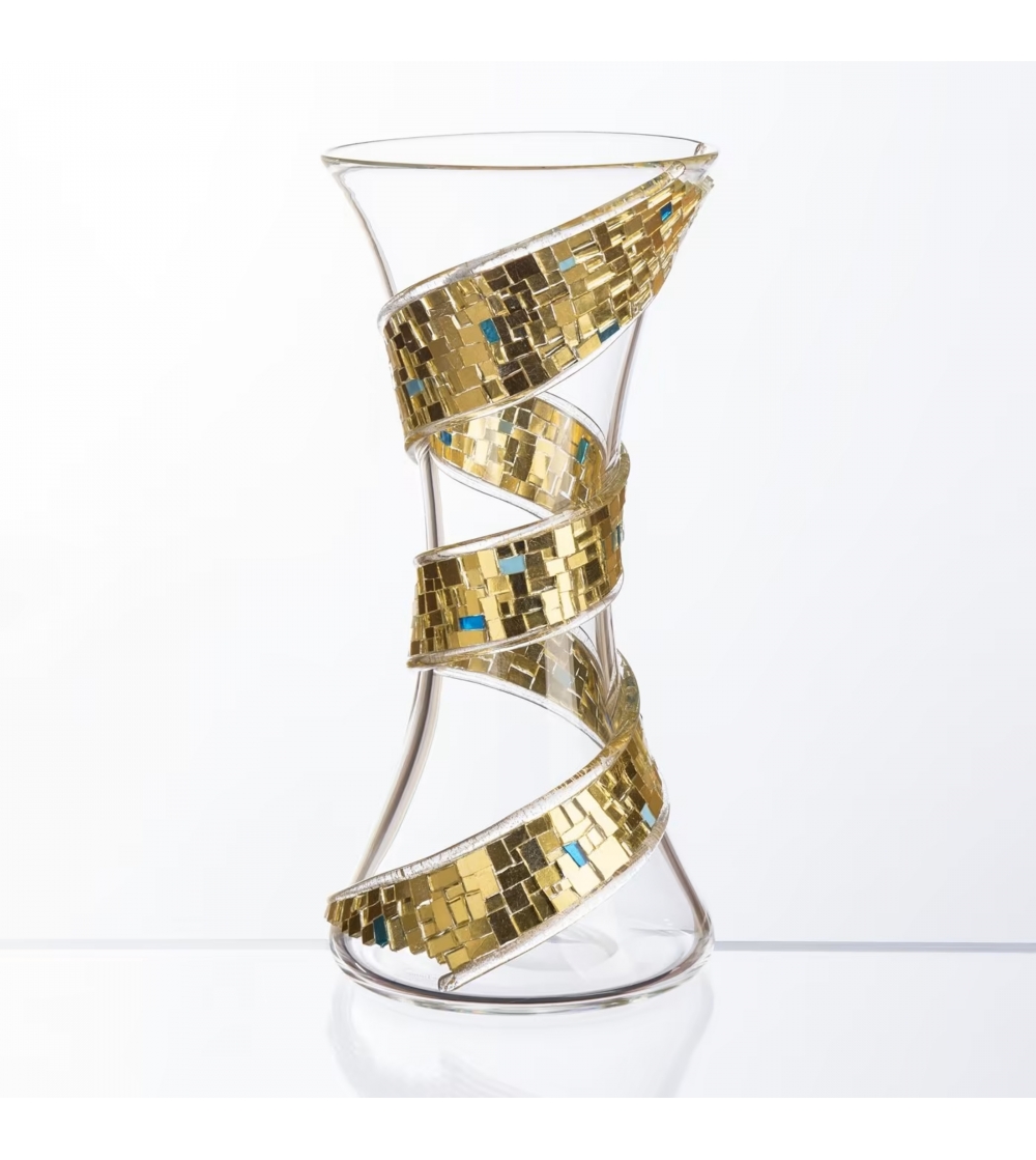 Spira Vase Oro - Serena Luxury Mosaic