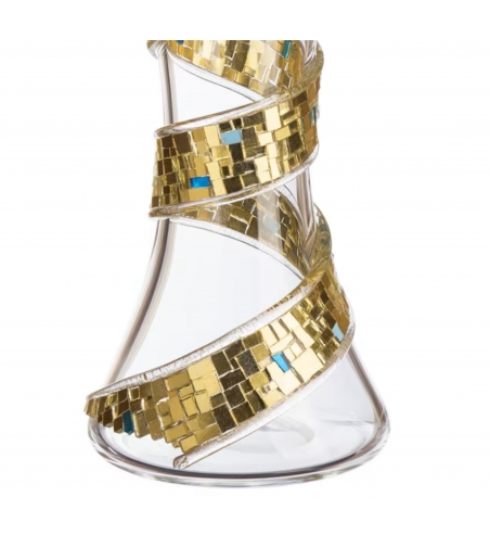 Vaso Spira Oro - Serena Luxury Mosaic