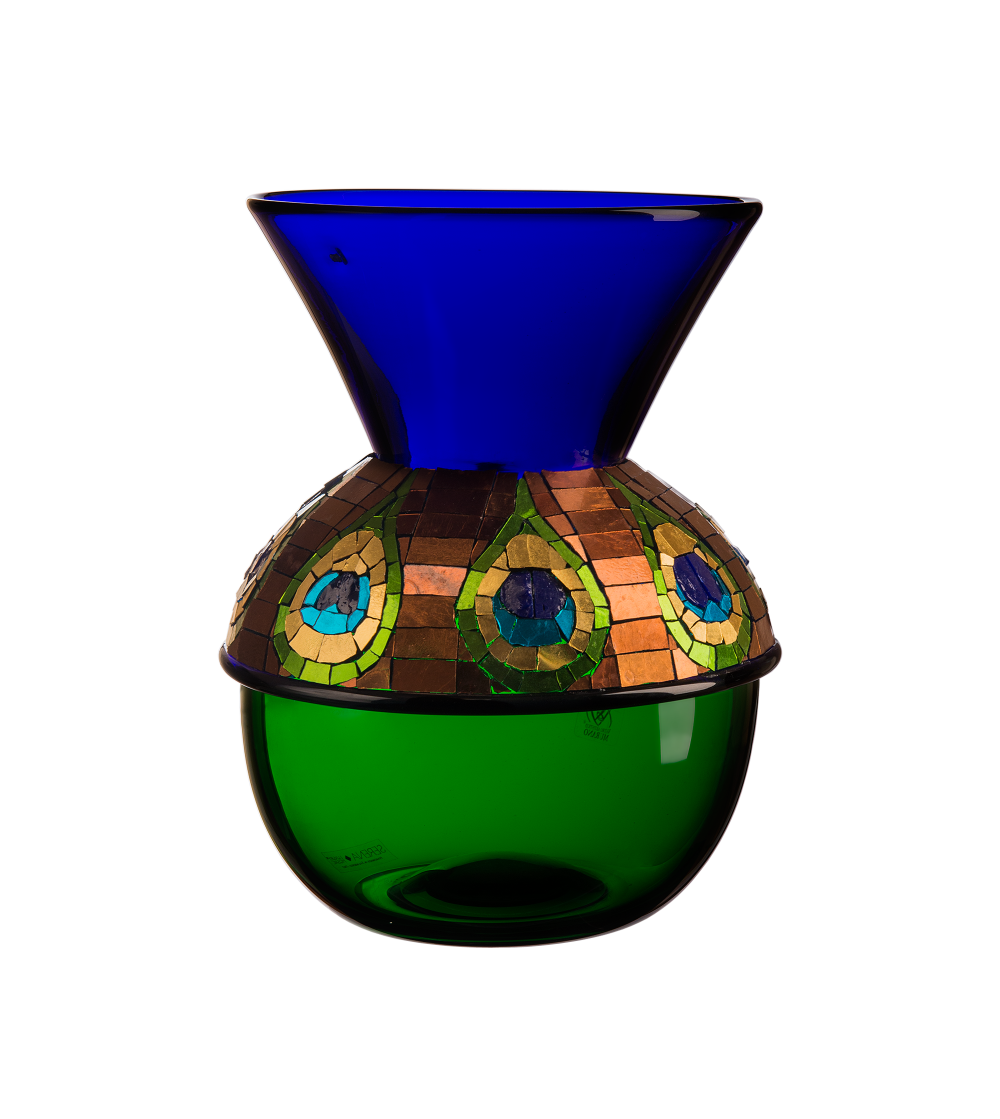 Pavone Vase - Serena Luxury Mosaic