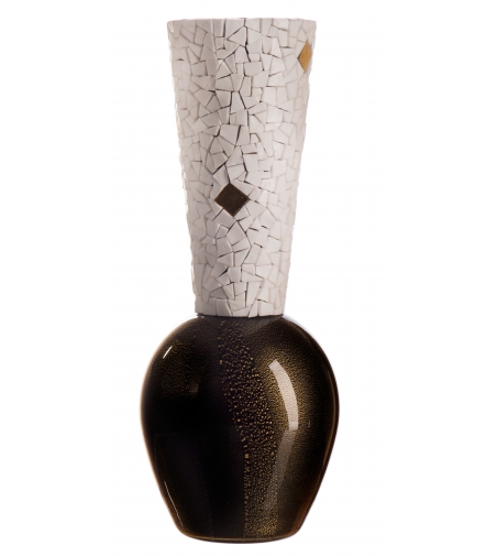 Par De Jarrones NeroBianco - Serena Luxury Mosaic