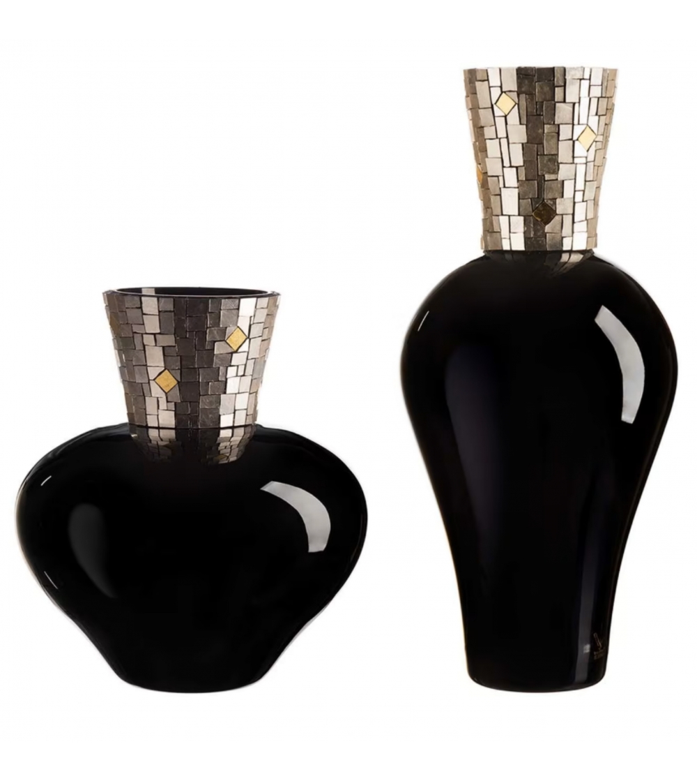 Set Of Crown Vases And Gold Diadem - Serena Luxury Mosaic