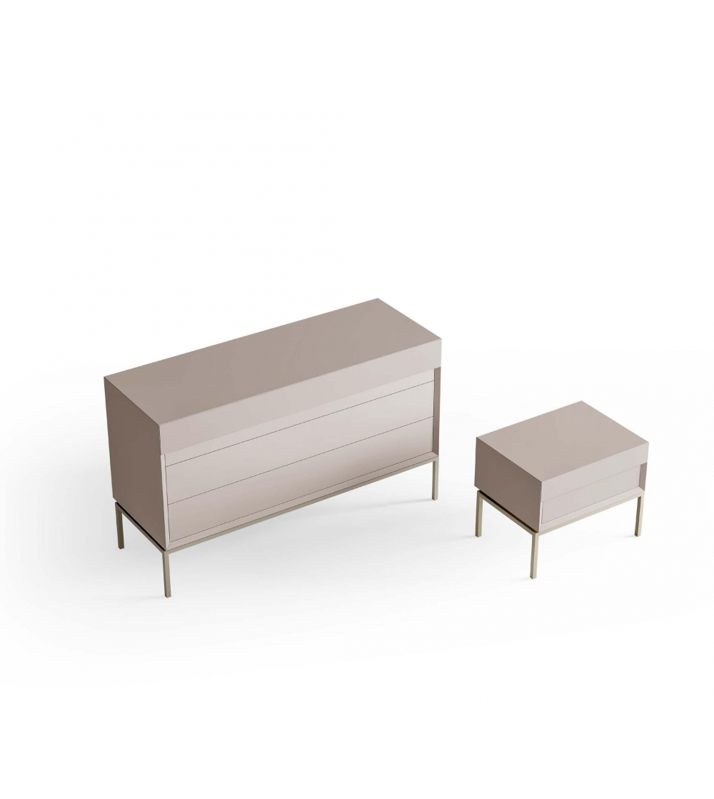 Ego Zeroventiquattro - Box Dresser And Nightstands Triptych