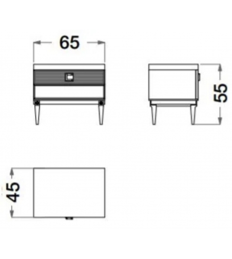Table De Chevet Sesto Senso - CPRN HOMOOD