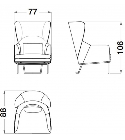 Poltrona Bergere Sesto Senso - CPRN HOMOOD 2