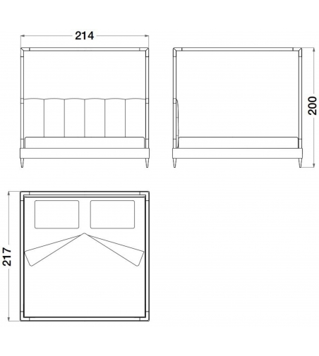 Canopy Bed Sesto Senso - CPRN HOMOOD