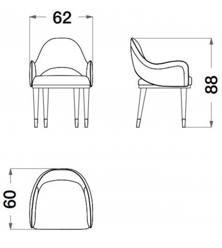Stuhl Sesto Senso - CPRN HOMOOD