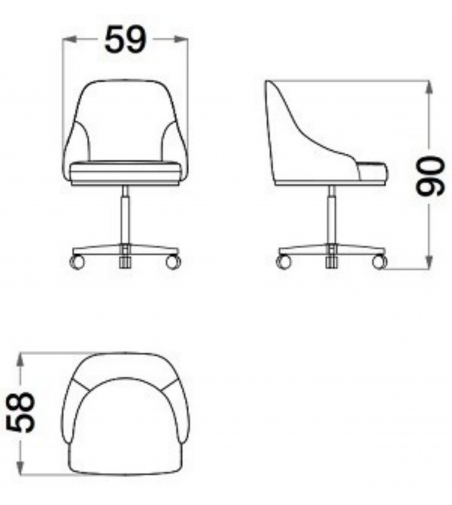 Office chair Sesto Senso - CPRN HOMOOD