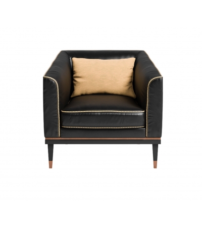 Fauteuil en cuir Sesto Senso - CPRN HOMOOD