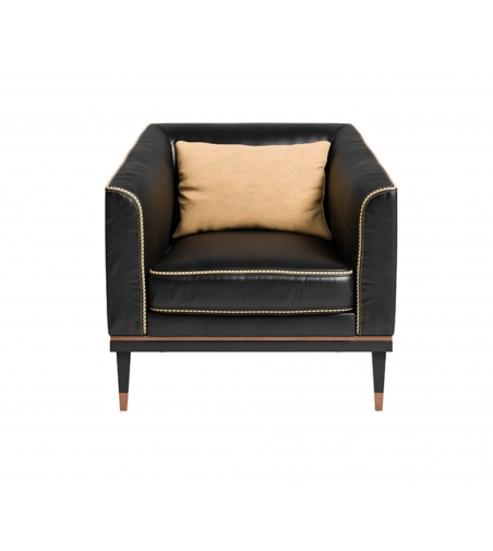 Fauteuil en cuir Sesto Senso - CPRN HOMOOD