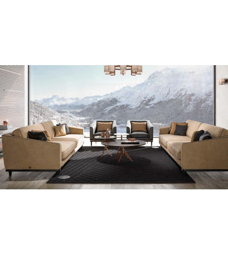 Fauteuil en cuir Sesto Senso - CPRN HOMOOD