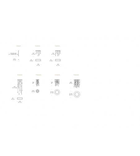 Reflex - Sassi Chandelier