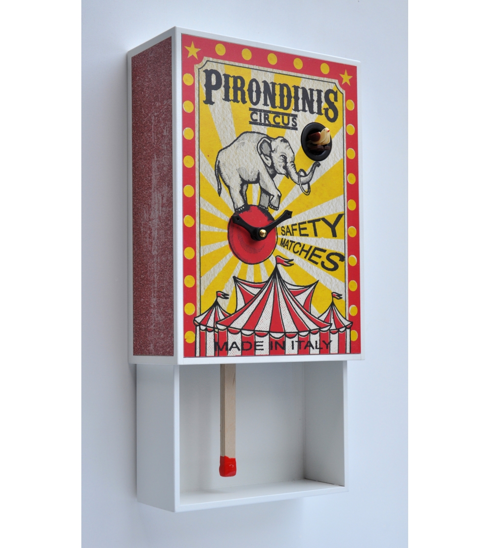 Pirondini - Kuckucks-Wanduhr mit Pendel  Matchbox_N1