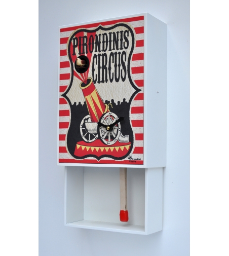 Pirondini - Cuckoo Wall clock With Pendulum Matchbox_N2