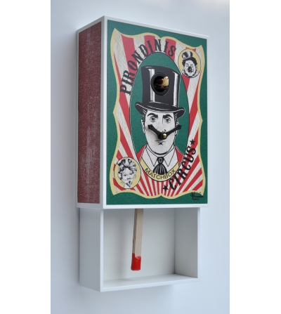 Horloge Murale À Coucou Avec Pendule Matchbox_N3 - Pirondini