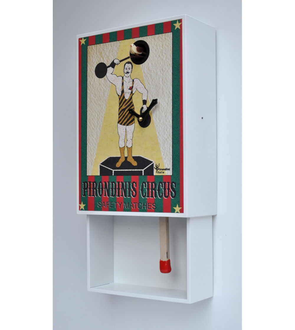 Pirondini - Cuckoo Wall Clock With Pendulum Matchbox_N4