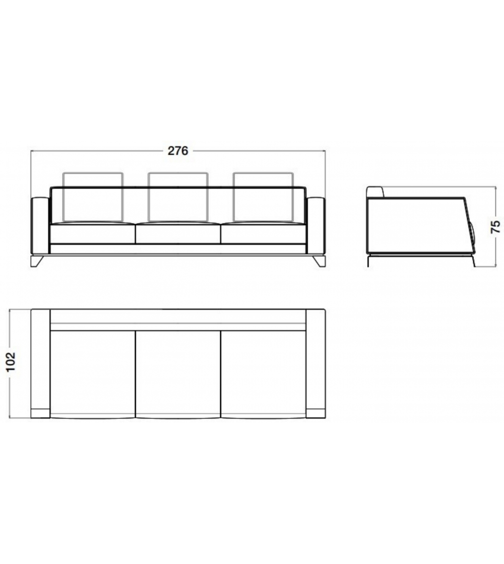 Sofa Blue Moon - CPRN HOMOOD