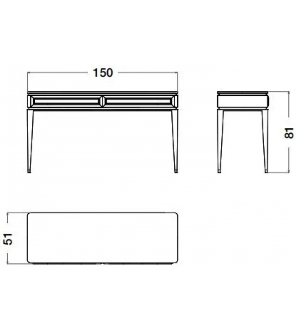 Table console Blue Moon -  CPRN HOMOOD