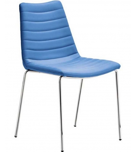 Silla Restaurante de Cuero Cover Midj