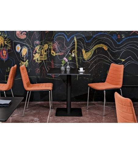 Chaise en Cuir pour Restaurant Cover Midj