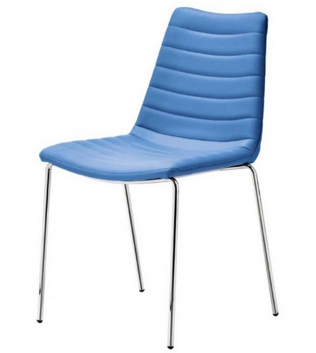 Stuhl aus Leder für Restaurants Cover Midj
