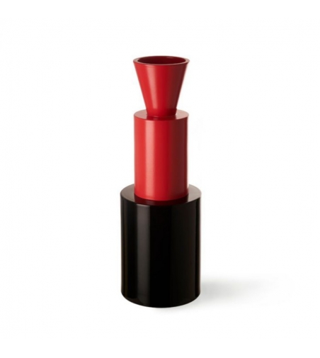 Scultura Rosso E Nero Bitossi Ceramiche