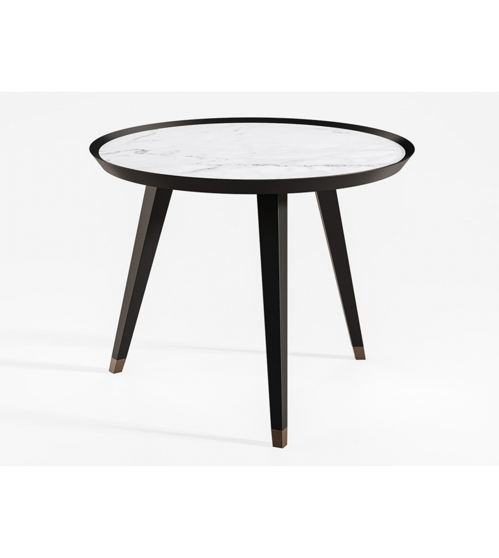 Coffee Table In Marble and Metal Eclipse - CPRN HOMOOD