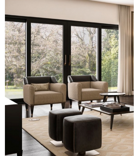 Couchtisch aus Marmor und Metall Eclipse - CPRN HOMOOD
