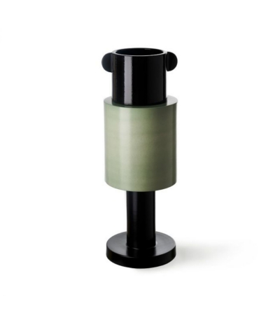 Scultura Verde E Nero Bitossi Ceramiche