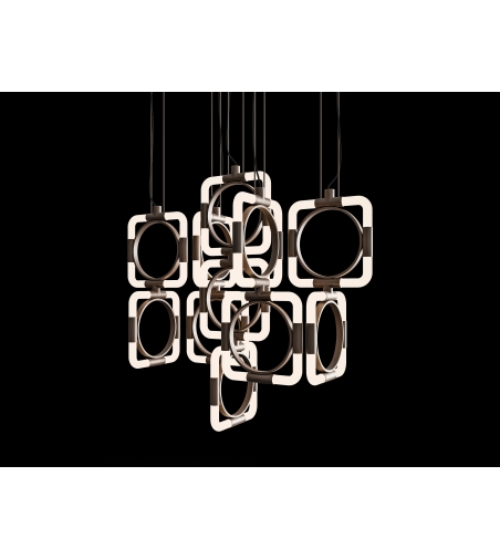 Metal Suspension Chandelier Dragonfly - CPRN HOMOOD