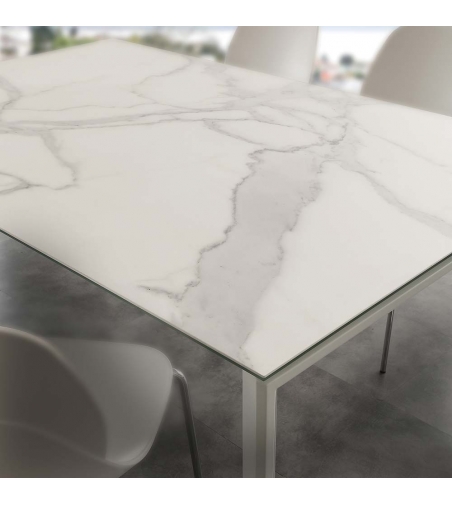 Table Blanc Ceramique La Seggiola