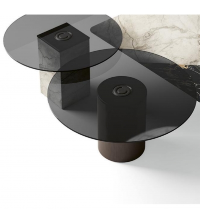 Table Basse Avec Base En Métal Starlight - CPRN HOMOOD 2