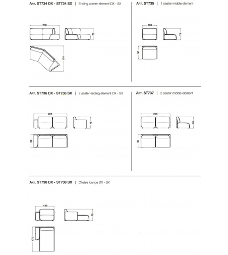 Sofa Modular Starlight - CPRN HOMOOD