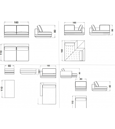 Sectional Sofa Dragonfly - CPRN HOMOOD