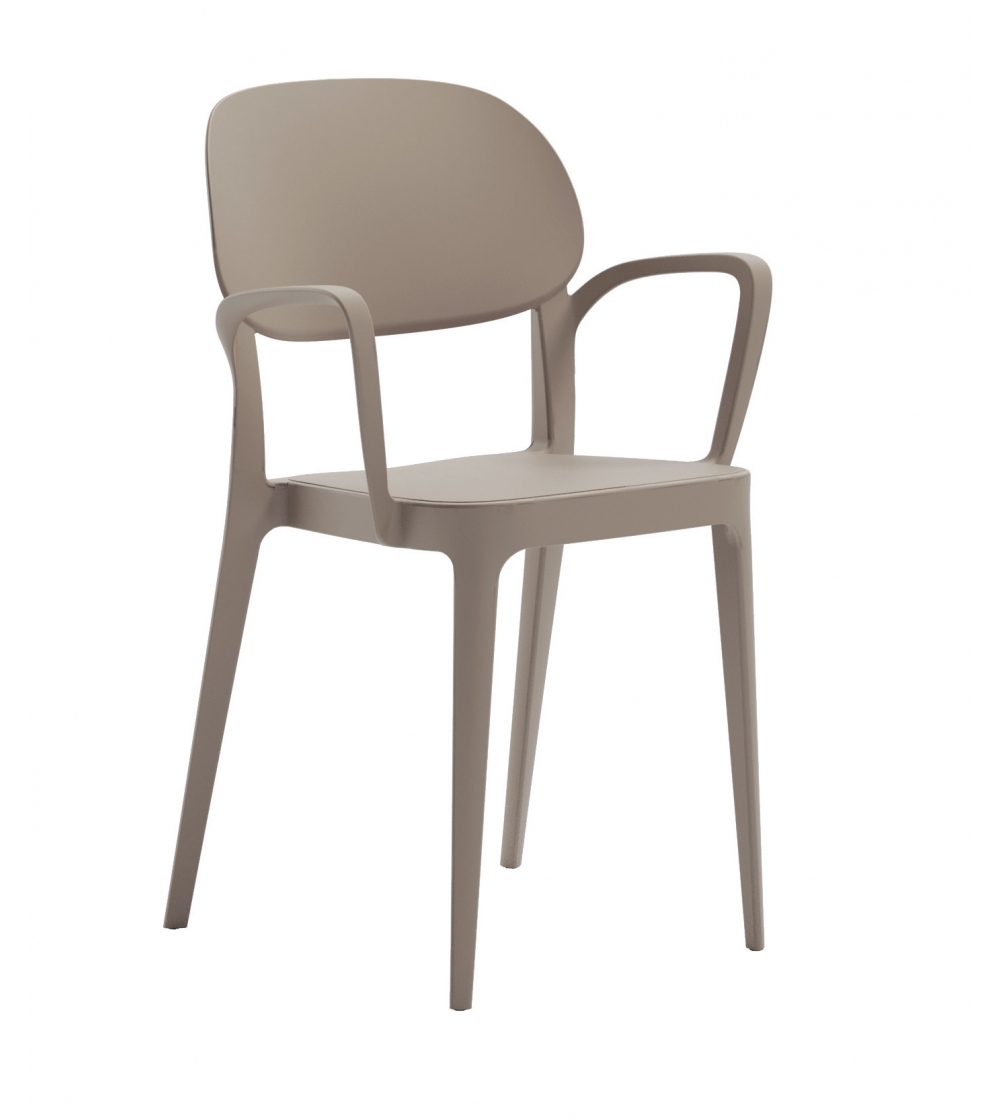 Sedia Con Braccioli Amy - Alma Design
