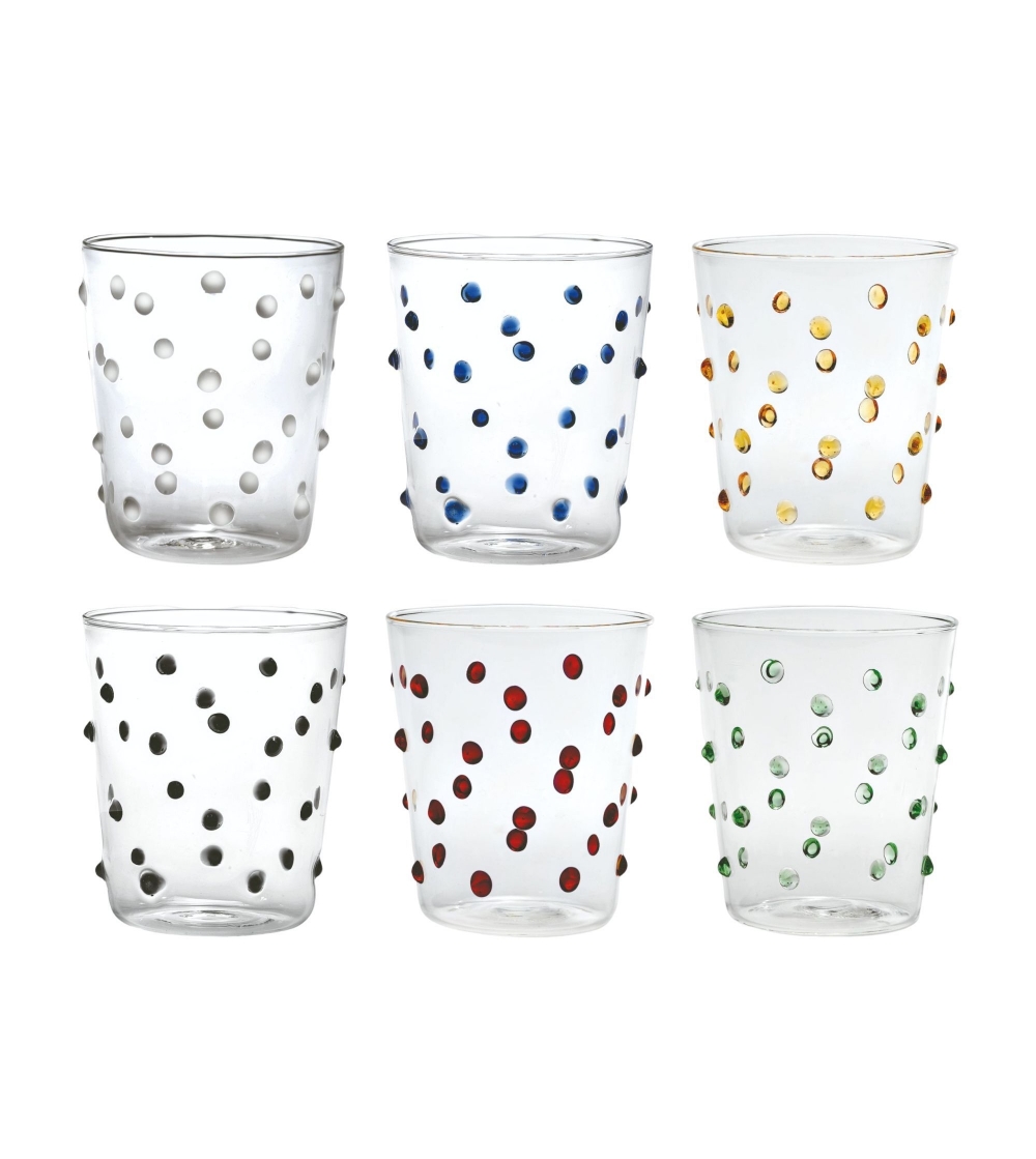 Set 6 Party Assorted Colors Tumbler  - Zafferano
