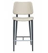 Bar Stool in Leather Eco-leather or Fabric Midj