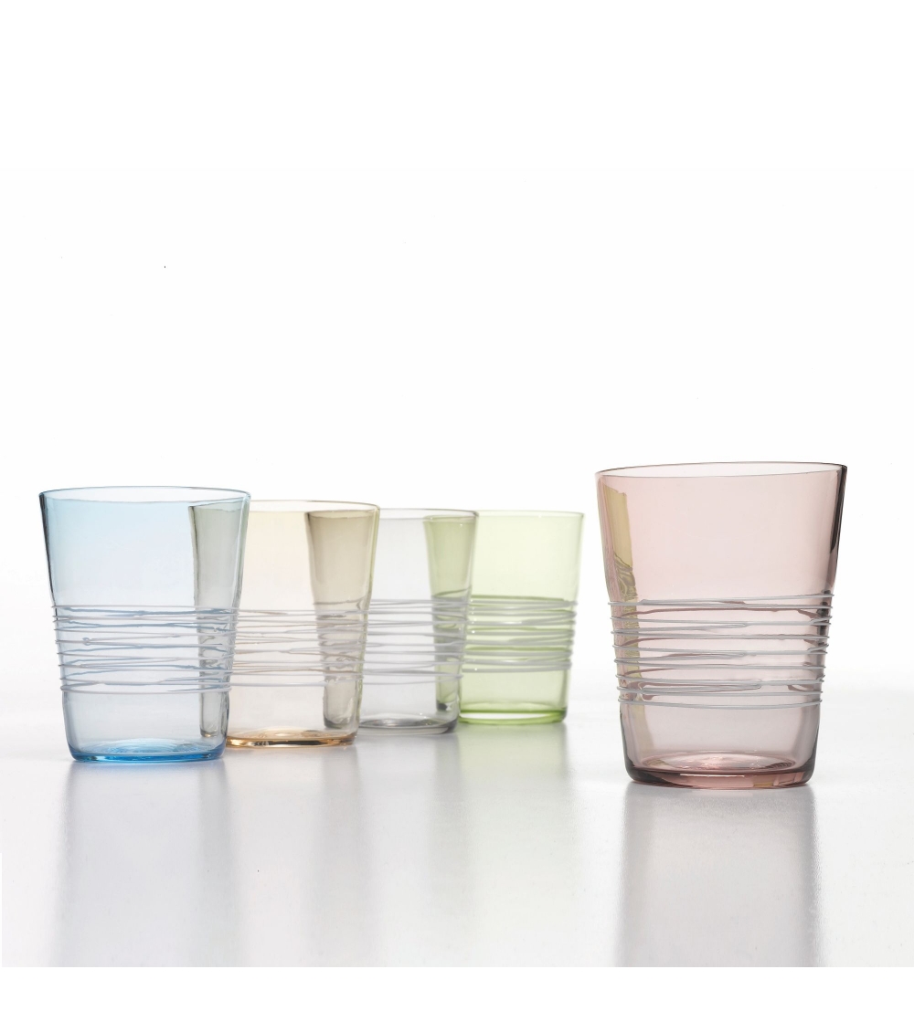 Ensemble 6 Verres Filante Transparent...