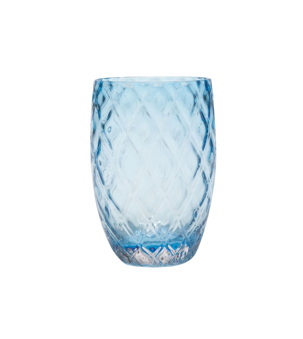 Set 6 Losanghe Aquamarine Glasses - Zafferano