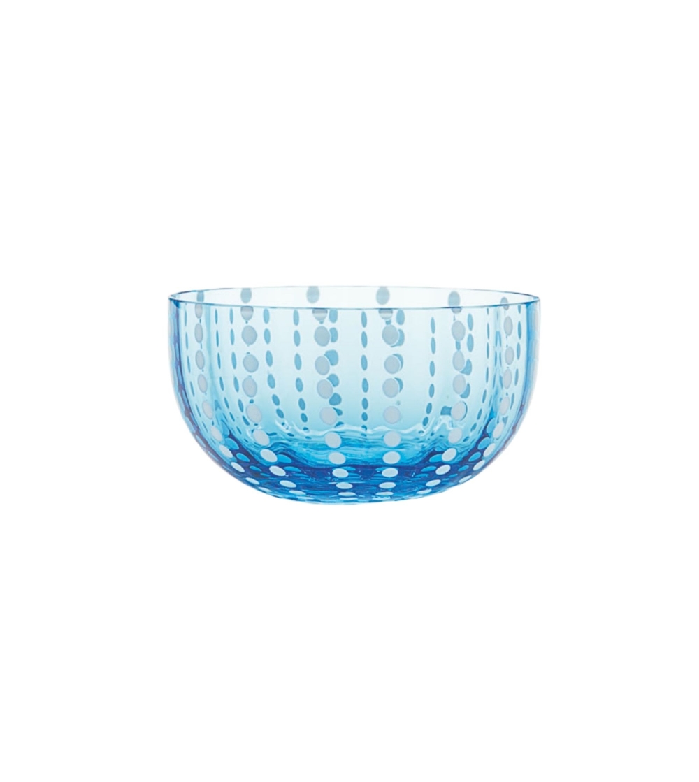 Set 6 Perle Aquamarine Bowls - Zafferano
