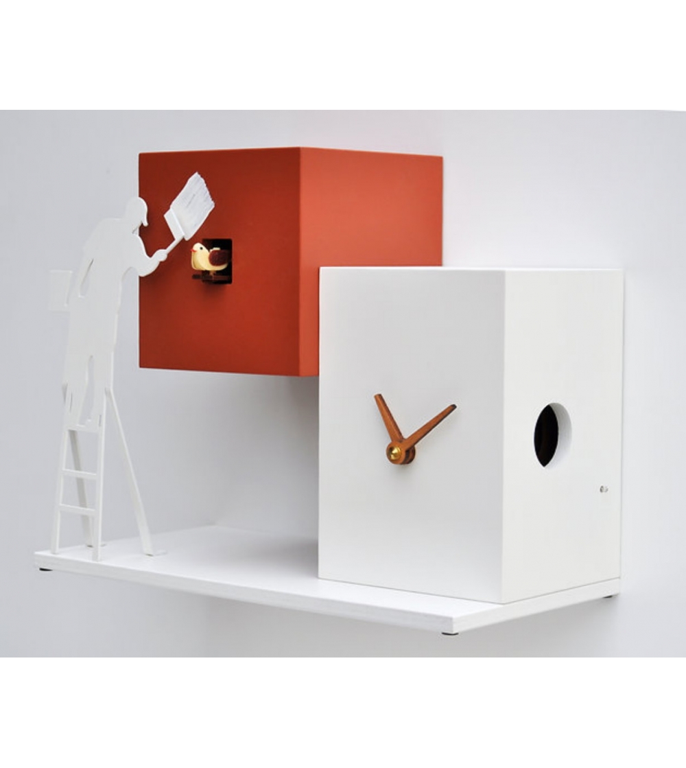 Pirondini - Silhouette_ The Painter Cuckoo Clock