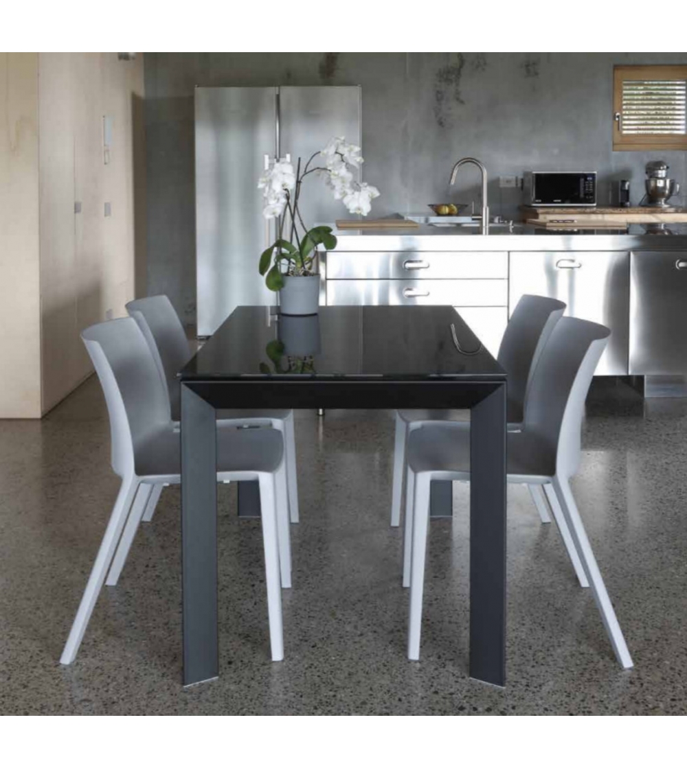 Table Extensible Dinner Verre - La Seggiola